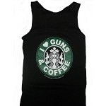 "I Love Guns & Coffee" Women's Tank Top