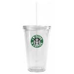 "I Love Guns & Coffee" Plastic Beverage Tumbler.